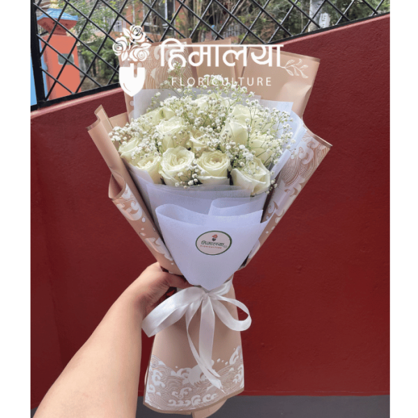 White Rose Premium bouquet