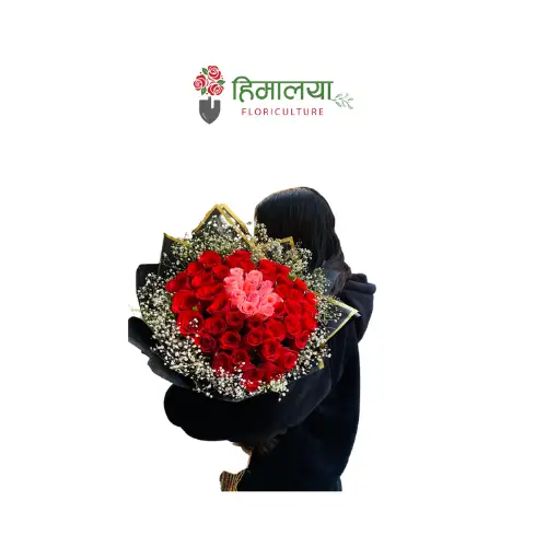 100 stems red roses bouquet