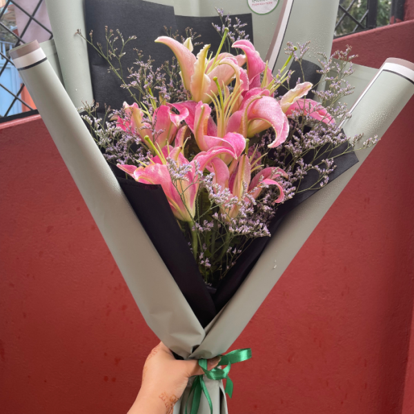 Pink Lily Bouquet
