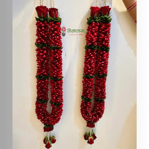 Rose petals Garland Design 014 (For a pair)