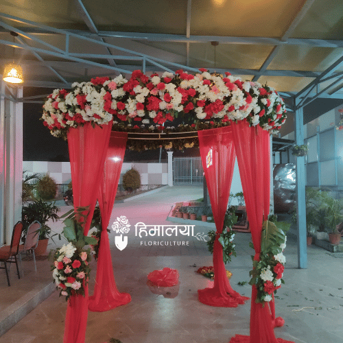 Mandap Decoration Round Design (12ft Diameter) Design 007
