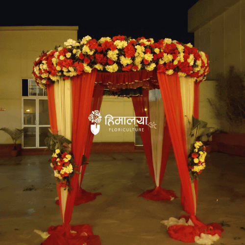 Mandap Decoration Round Design (12ft Diameter) Design 009